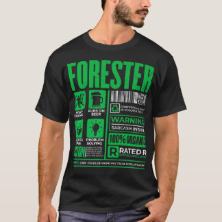 Forester Definition Woodworker Lumberjack Premium T-Shirt