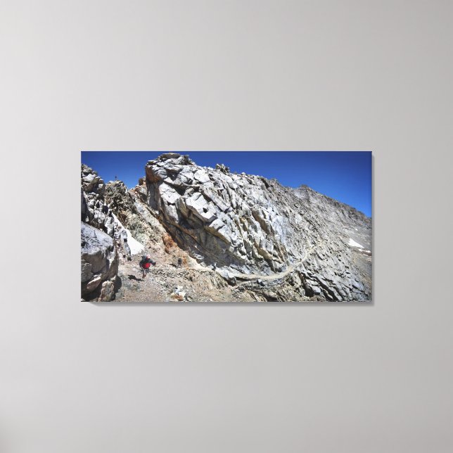 Forester Pass Catwalk - John Muir Trail Canvas Print (Front)