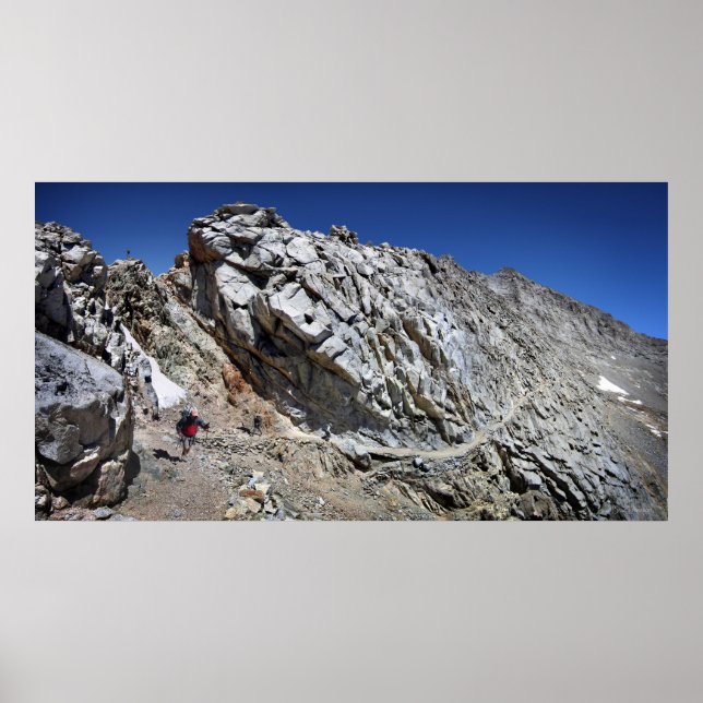 Forester Pass Catwalk - John Muir Trail Poster (Front)