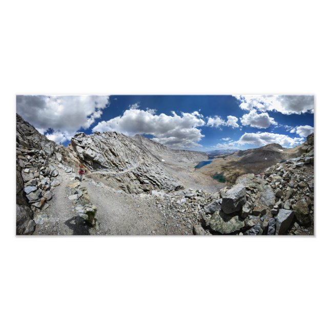 Forester Pass Switchbacks - John Muir Trail Photo Print (Front)