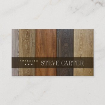 Forester Wood Forest Boards Floor Woodworker Card by paplavskyte at Zazzle