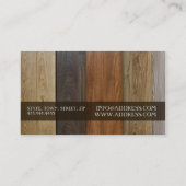 Forester Wood Forest Boards Floor Woodworker Card (Back)