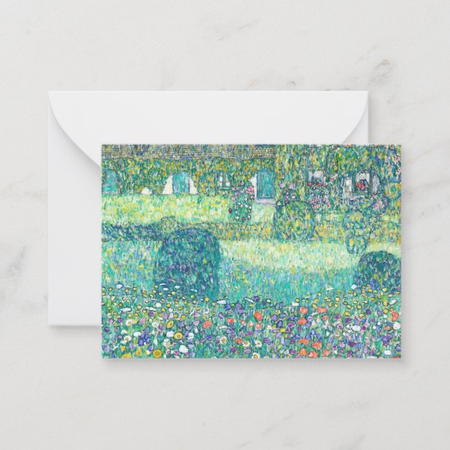 Forester's lodge in Weissenbach I, 1914 by Klimt Note Card (Front)