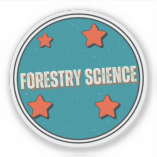 Forestry Science Sticker