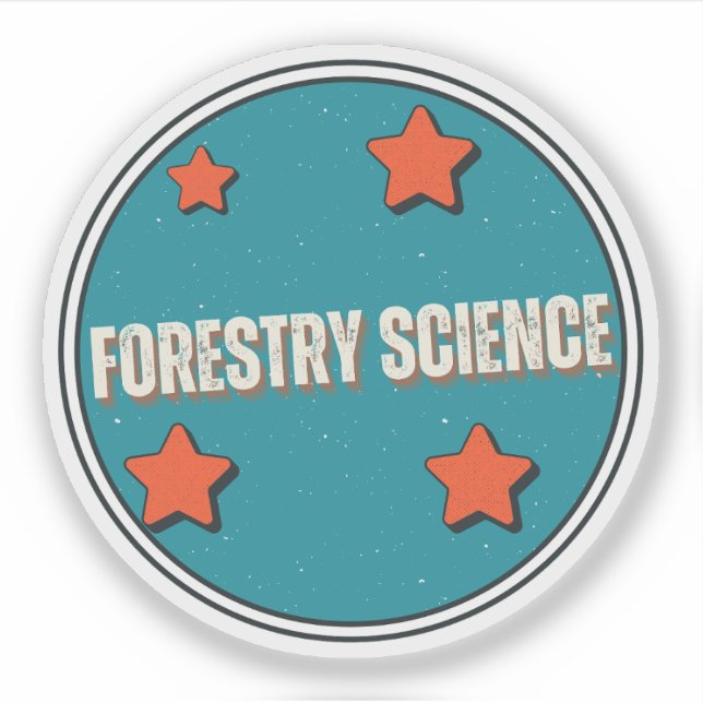 Forestry Science Sticker (Front)