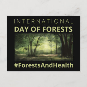 Forests And Health International Day of Forests Postcard
