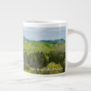 Forests and Hills in Black River Falls Wisconsin Giant Coffee Mug
