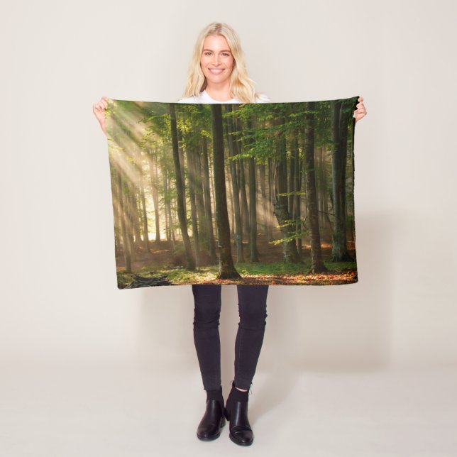 Forests | Autumn Forest Fleece Blanket (In Situ)