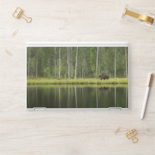 Forests  Bear at Taiga Forest Northern Finland HP Laptop Skin