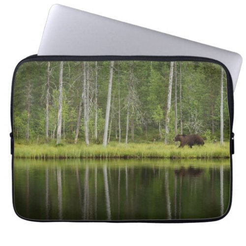 Forests  Bear at Taiga Forest Northern Finland Laptop Sleeve