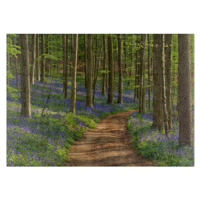 Forests | Bluebell Forest in Belgium Cutting Board (Front)