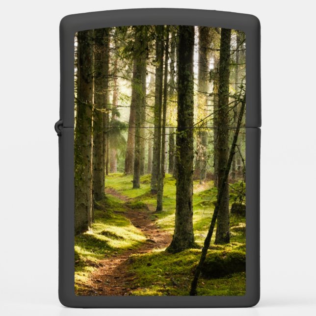 Forests | Boreal Forest Sweden Zippo Lighter (Front)