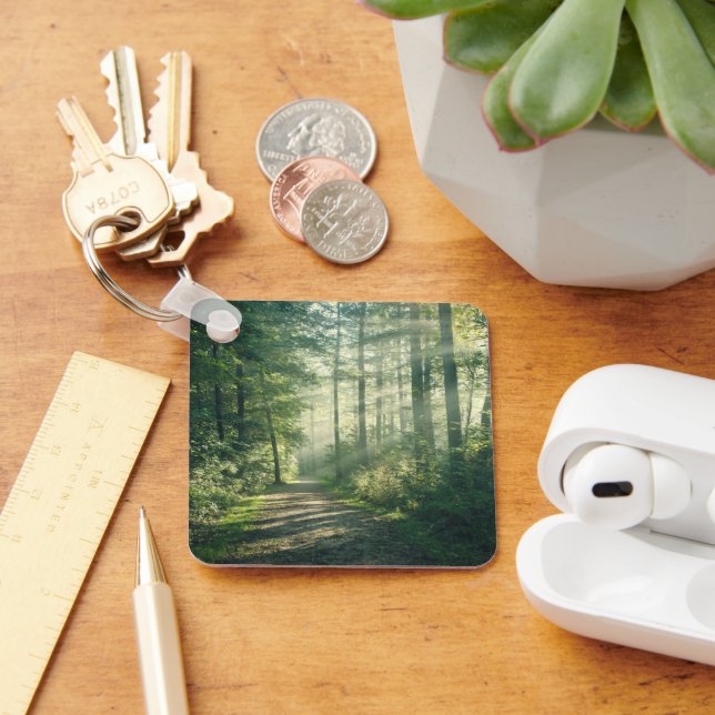 Forests | Forest Path Hamburg Germany Keychain (Desk)