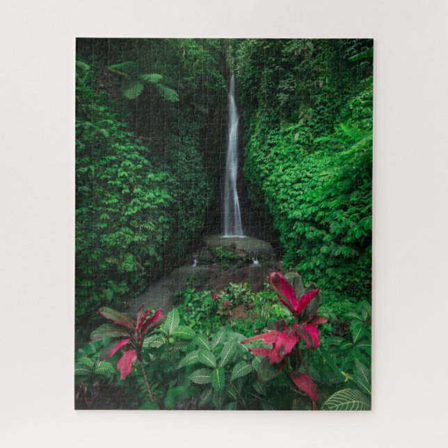 Forests | Leke Leke Waterfalls in Bali Jigsaw Puzzle (Vertical)
