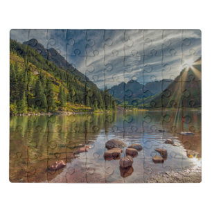 Forests   Maroon Bells Colorado Jigsaw Puzzle