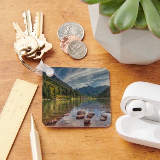Forests | Maroon Bells Colorado Keychain (Desk)