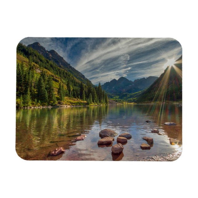 Forests | Maroon Bells Colorado Magnet (Horizontal)