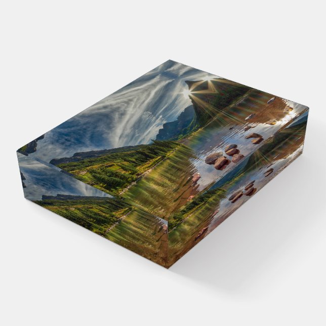 Forests | Maroon Bells Colorado Paperweight (Angled)