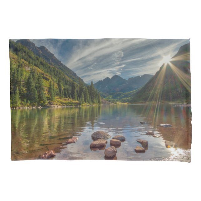 Forests | Maroon Bells Colorado Pillow Case (Front)