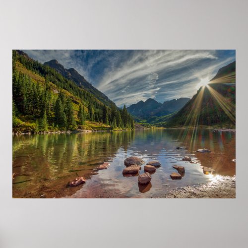 Forests  Maroon Bells Colorado Poster