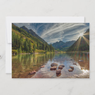 Forests   Maroon Bells Colorado Thank You Card