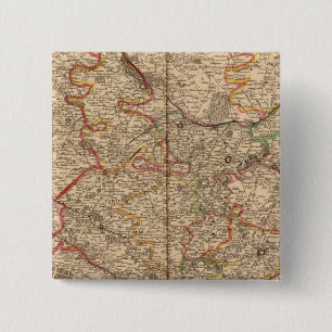 forests of France and Roman roads and churches Button