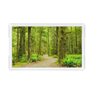 Forests Olympic National Park Acrylic Tray
