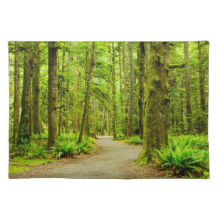 Forests Olympic National Park Cloth Placemat