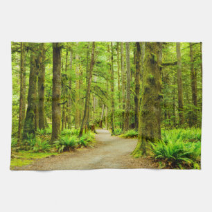 Forests Olympic National Park Kitchen Towel