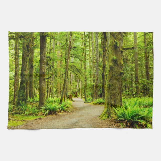 Forests | Olympic National Park Kitchen Towel (Horizontal)