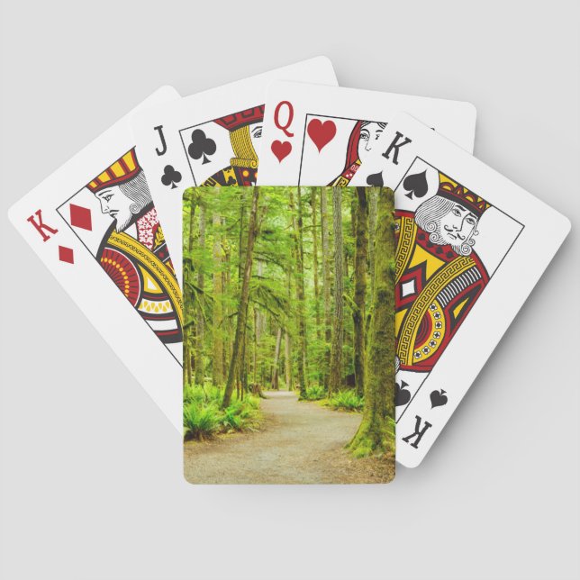 Forests | Olympic National Park Poker Cards (Back)