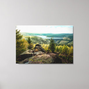 Forests Ore Mountains Germany Canvas Print