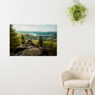 Forests Ore Mountains Germany Foam Board