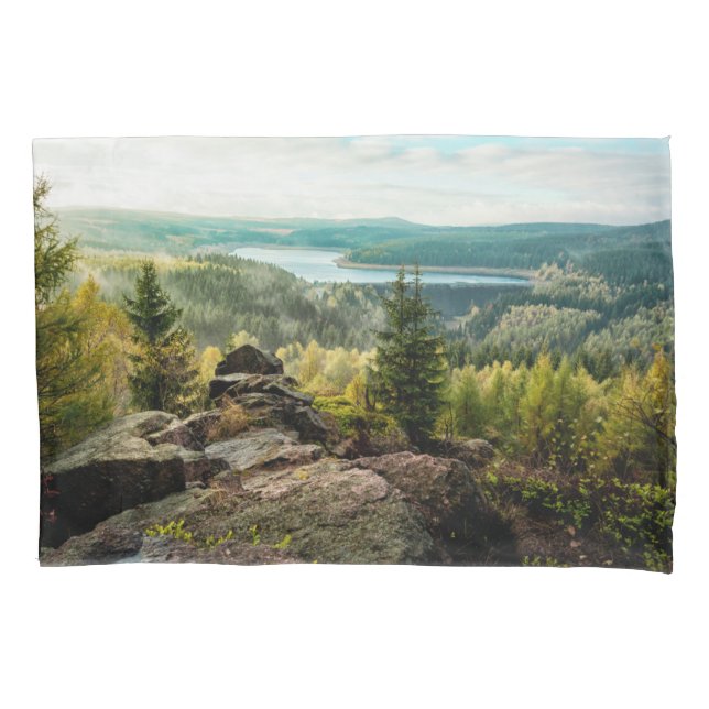 Forests | Ore Mountains Germany Pillow Case (Front)