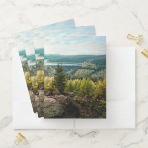 Forests Ore Mountains Germany Pocket Folder