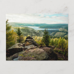 Forests Ore Mountains Germany Postcard