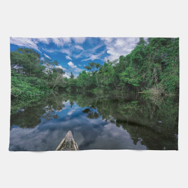 Forests | Peruvian Jungle Forest Kitchen Towel (Horizontal)