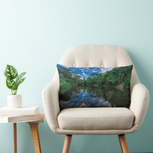 Forests Peruvian Jungle Forest Lumbar Pillow