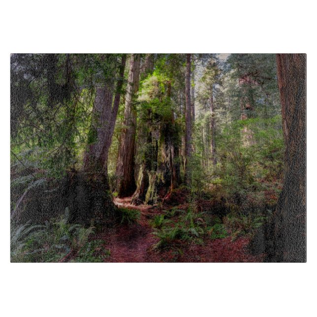 Forests | Redwood Forest California Cutting Board (Front)