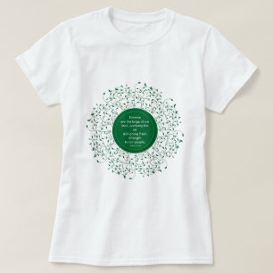 Forests, the Lungs of Our Land Earth Friendly T-Shirt