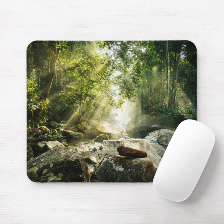 Forests | Tropical Jungle Forest Mouse Pad | Zazzle