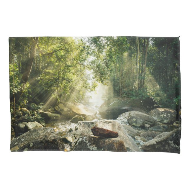 Forests | Tropical Jungle Forest Pillow Case (Front)