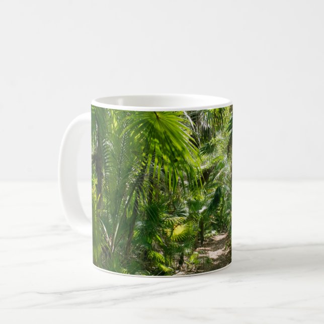 Forests | Tropical Rainforest Tulum Mexico Coffee Mug (Front Left)