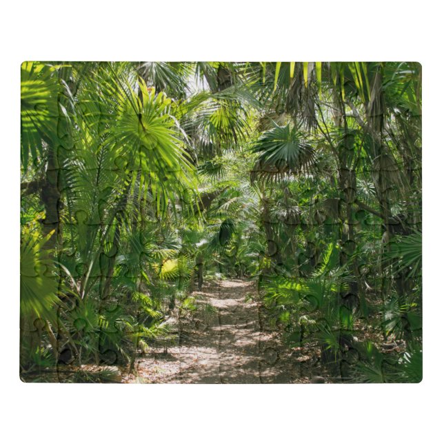 Forests | Tropical Rainforest Tulum Mexico Jigsaw Puzzle (Puzzle Horizontal)