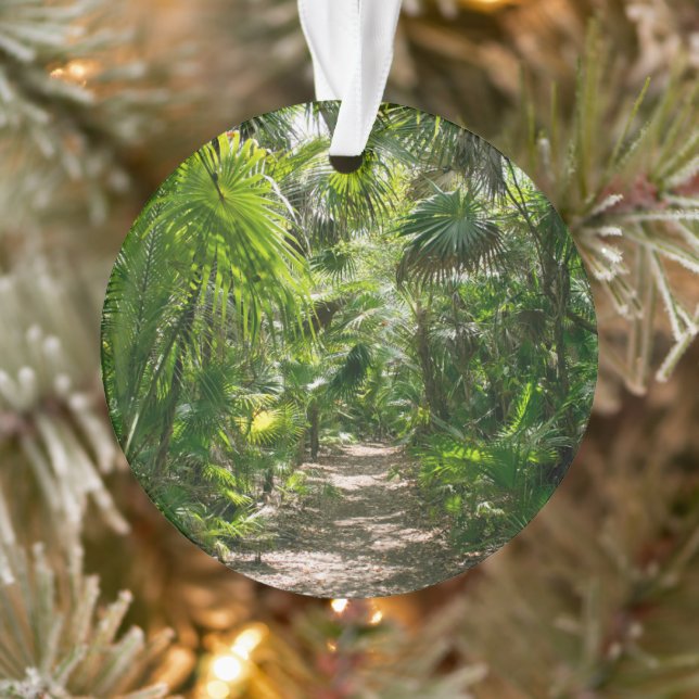 Forests | Tropical Rainforest Tulum Mexico Ornament (Tree)