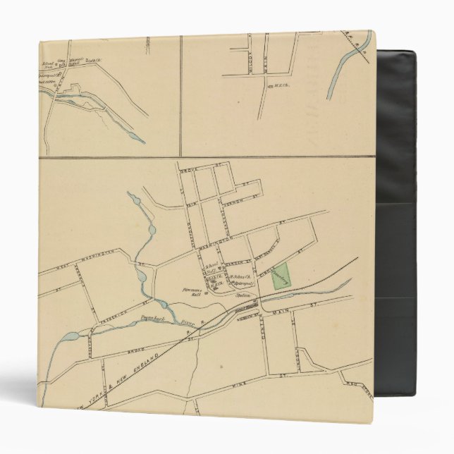 Forestville, S Glastonbury, E Berlin 3 Ring Binder (Front/Inside)