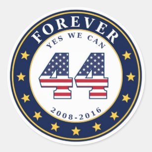 Forever 44 Classic Round Sticker