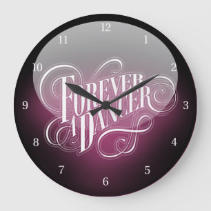 Forever A Dancer Large Clock