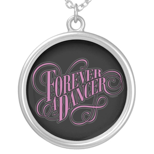 Forever A Dancer Silver Plated Necklace (Front)