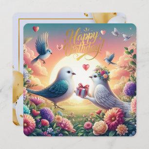 Forever & Always – A Lovebird’s Gift Anniversary C Holiday Card